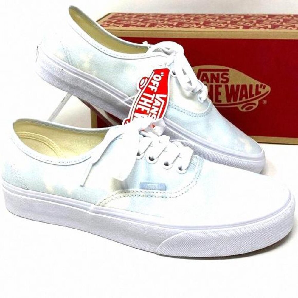💖MEGA SALE💖VANS Women VN0A348A3XO Authentic Bleach Wash Ballad Canvas Blue